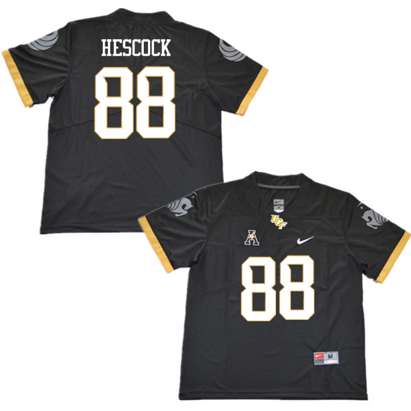 Men #88 Jake Hescock UCF Knights College Football Jerseys Sale-Black
